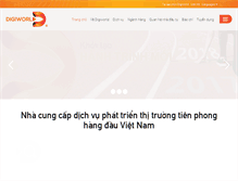 Tablet Screenshot of digiworld.com.vn